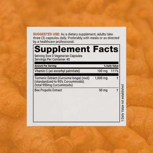 Pure Turmeric Curcumin 95- Free