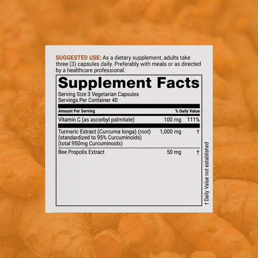 Pure Turmeric Curcumin 95- Free