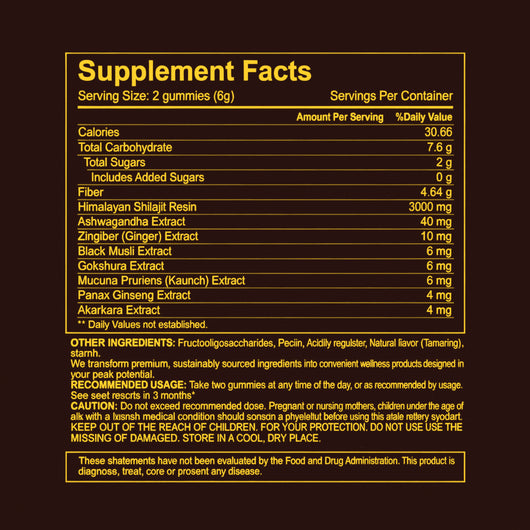 Himalayan Shilajit Gummies
